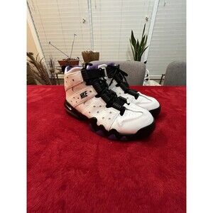 Nike Air Max 2 CB ‘94 Charles Barkley White  Purple 488245 001 Sz 6.5y GS Kids